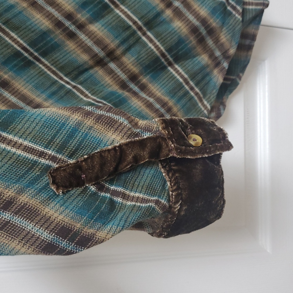 BDG Urban Outfitters Plaid Patchwork Shirt - Picture 8 of 16